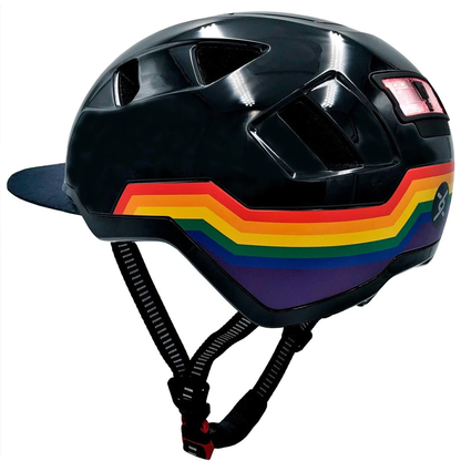 XNITO Bike Helmet with LED Lights - Urban Bicycle Helmet for Adults, Men & Women - CPSC & NTA-8776 Dual Certified - Class 3 E-Bikes, Scooters, Onewheel, Commuter, Mountain Bikes, MTB, BMX, Cycling