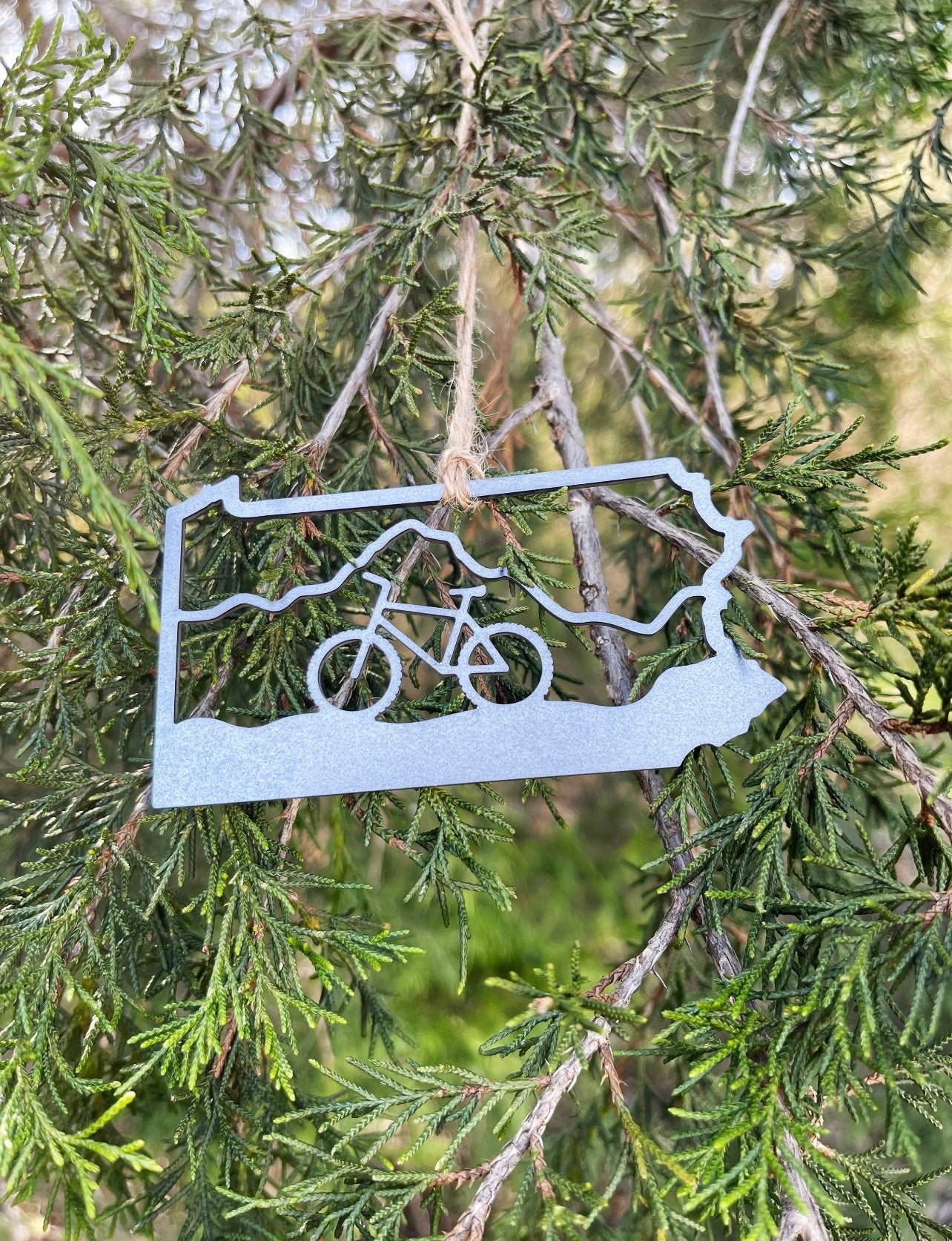 Pennsylvania Biking Ornament