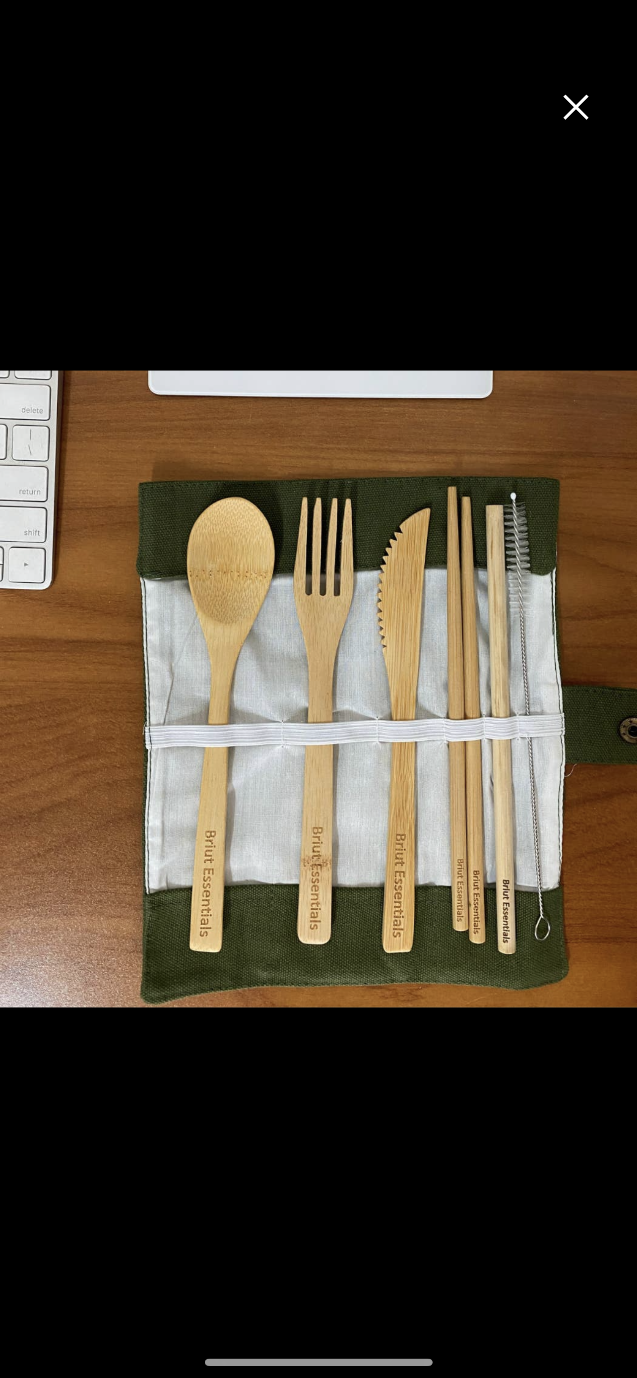 Bamboo Utensil Kit